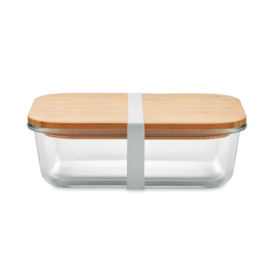 Glass Lunchbox | Tundra | With Bamboo Lid | transparent