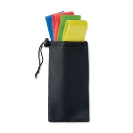 Resistance bands | polyester pocket | 4 different strengths