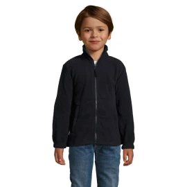 Maglione pile per bambini | 100% poliestere | 2 tasche zippate | Anti-piund