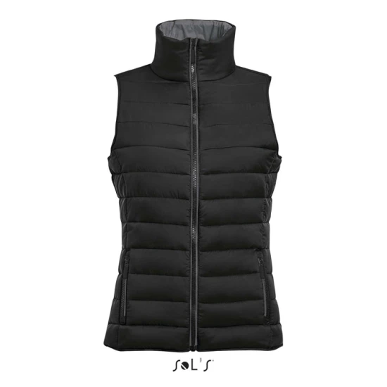 SOL'S bodywarmer | Polyamide 180 g/m² | Voor vrouwen | Incl. 2 zakken | Rits passend bij de voering | black