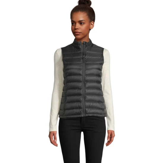 SOL'S bodywarmer | Polyamide & recycled polyester 380 g/m² | For women | Incl. 4 pockets | black