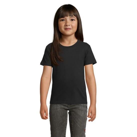 SOL'S t-shirt | Organic cotton 150 g/m² | For kids | Eco-friendly | deep black