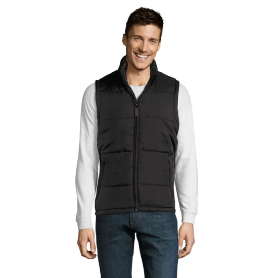 SOL'S bodywarmer | Polyamide 210 g/m² | For men | Incl. 2 pockets | Warm | black