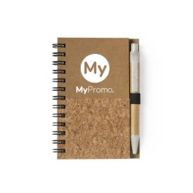 A7 Notizbuch | 50 Seiten | Recyclingkarton | Kork
