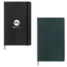 Moleskine VEGEA® Boa L Notizbuch | Säurefreies liniertes Papier 100g/m² | Python-Effekt Einband | Inkl. Aufkleber