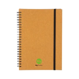 Quaderno A5 | Pelle riciclata | 80 pagine a righe