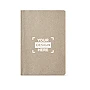 Cuaderno A5 | Cubierta de lino y papel reciclado 80 g/m² | 196 páginas punteadas | Tapa blanda