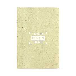 A5 notebook | Corn husk and recycled paper 80 g/m² | 196 dotted pages | Soft cover