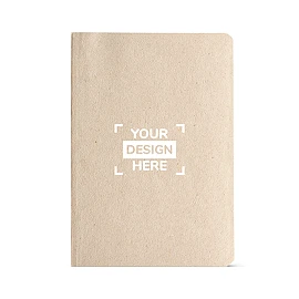 A5 notebook | Banana cover and recycled paper 80 g/m² | 196 dotted pages | Soft cover