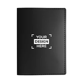 Paspoorthouder met smart tag | Leer en PVC | Apple Find My & Google Find My Device | Draadloos oplaadbare batterij | 10,5x14x1 cm