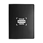 Reisepasshülle mit Smart-Tag | Leder und PVC | Apple Find My & Google Find My Device | Kabellos aufladbarer Akku | 10,5x14x1 cm