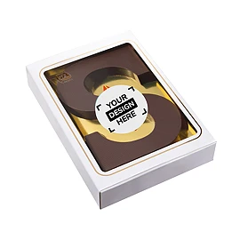 Sinterklaasletter "S" puur 150
