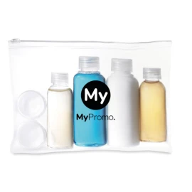 Traveling pouch | PET | 19x4x16 cm | With bottles