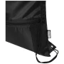 Drawstring bag | rPET Polyester | Cinch closure & Zippered insulated pocket