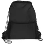 Drawstring bag | rPET Polyester | Cinch closure & Zippered insulated pocket