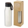 Thermoflasche | Edelstahl | 500 ml | PU-Lederband
