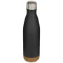 Cove 500 ml dubbelwandige vacuüm geïsoleerde roestvrijstalen waterfles met kurkdetails