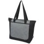 Tote bag | Gerecycled polyester | 15 L | Tweekleurig | Met rits