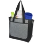 Tote bag | Gerecycled polyester | 15 L | Tweekleurig | Met rits