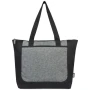 Tote bag | Gerecycled polyester | 15 L | Tweekleurig | Met rits