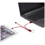 Keychain charging cable | Recycled aluminium | 10W | Sustainable | 4-in-1