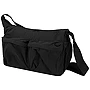 Sac messenger pour ordinateur portable | Nylon recyclé GRS | Compartiment pour ordinateur 13" | Bandoulière réglable