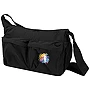 Sac messenger pour ordinateur portable | Nylon recyclé GRS | Compartiment pour ordinateur 13" | Bandoulière réglable