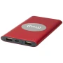 Drahtlose Powerbank | 8000mAh | Kunststoff und Aluminium | Micro USB Aufladung