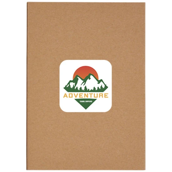 Porte-documents | Polyester recyclé & papier | 64 feuilles lignées | 23x17,5cm | Fermeture magnétique | noir