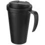 Double walled insulated mug | Plastic | 350ml | With handle | Made in the UK