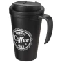 Double walled insulated mug | Plastic | 350ml | With handle | Made in the UK