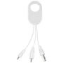 3-in-1 oplaadkabel | ABS Plastic | Incl. karabijnhaak clip