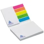 Kombi-Notizblock | Papier | 80 g/m2 | Inklusive Haftnotizen