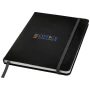 A5 notebook | Paper 60g/m² & PU | 192 dotted pages | With elastic closure & ribbon