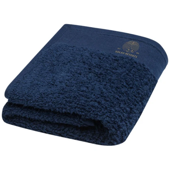 Bath towel | Cotton 550 g/m² | 30x50 cm | High quality | navy