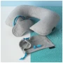 Ensemble de voyage | Polyester | Avec oreiller gonflable, masque de nuit et bouchons d'oreille