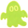 Reflektierender Aufkleber | PVC | 6,2x5,9cm | Geisterform | Vollfarbe