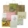 10 paper bags | Recycled kraft paper & agricultural waste | Availables in 5 different sizes | Sample box