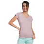 T-shirt Roly | Coton | Col V | Pour femmes