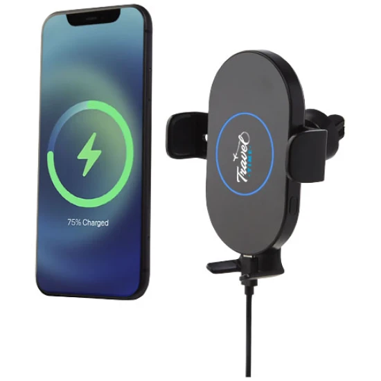 Wireless magnetic car charger | ABS Plastic | 15W | solid black