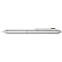4-in-1 ballpoint pen | Recycled stainless steel | Black, blue and red ink | Mechanical pencil | Built-in eraser
