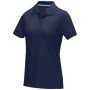 Graphite Poloshirt aus GOTS-zertifiziertem Bio-Material für Damen