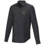 Camiseta manga larga hombre | Algodón orgánico | Con cuello semi abierto