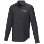 Camiseta manga larga hombre | Algodón orgánico | Con cuello semi abierto