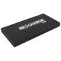 Draadloze powerbank | rPET & ABS | 10.000mAh | Compatibel met Android, Type-C, iPhone | Verlicht logo