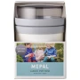 Mepal lunchbox | PP | 500ml & 200ml | 2 compartments | Made in the Netherlands