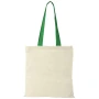 Tote bag | Coton 100g/m² | 42x38 cm | Poignées colorées