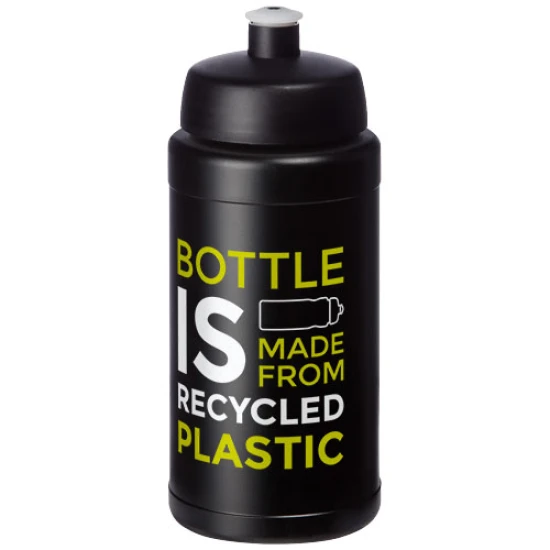 Sport bottle | Recycled Plastic | 500ml | Eco | solid black;solid black