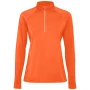 Roly sweatshirt | Recycled polyester 200g/m² & elastane | For women | Quarter zip | Reinforced seam covers