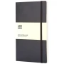A5 notebook | Moleskine Classic L | Soft cover | 192 plain pages | Leathered cover
